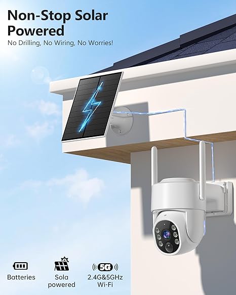 Solar Security Cameras Wireless Outdoor