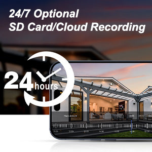 2K Home Security Camera Outdoor,360 Pan Tilt 2.4G/5G Home Surveillance Camera,WiFi Outdoor Security Cameras With Color Night Vision,Human Detection and Tracking,24/7 Recording,Cloud & SD Card Storage