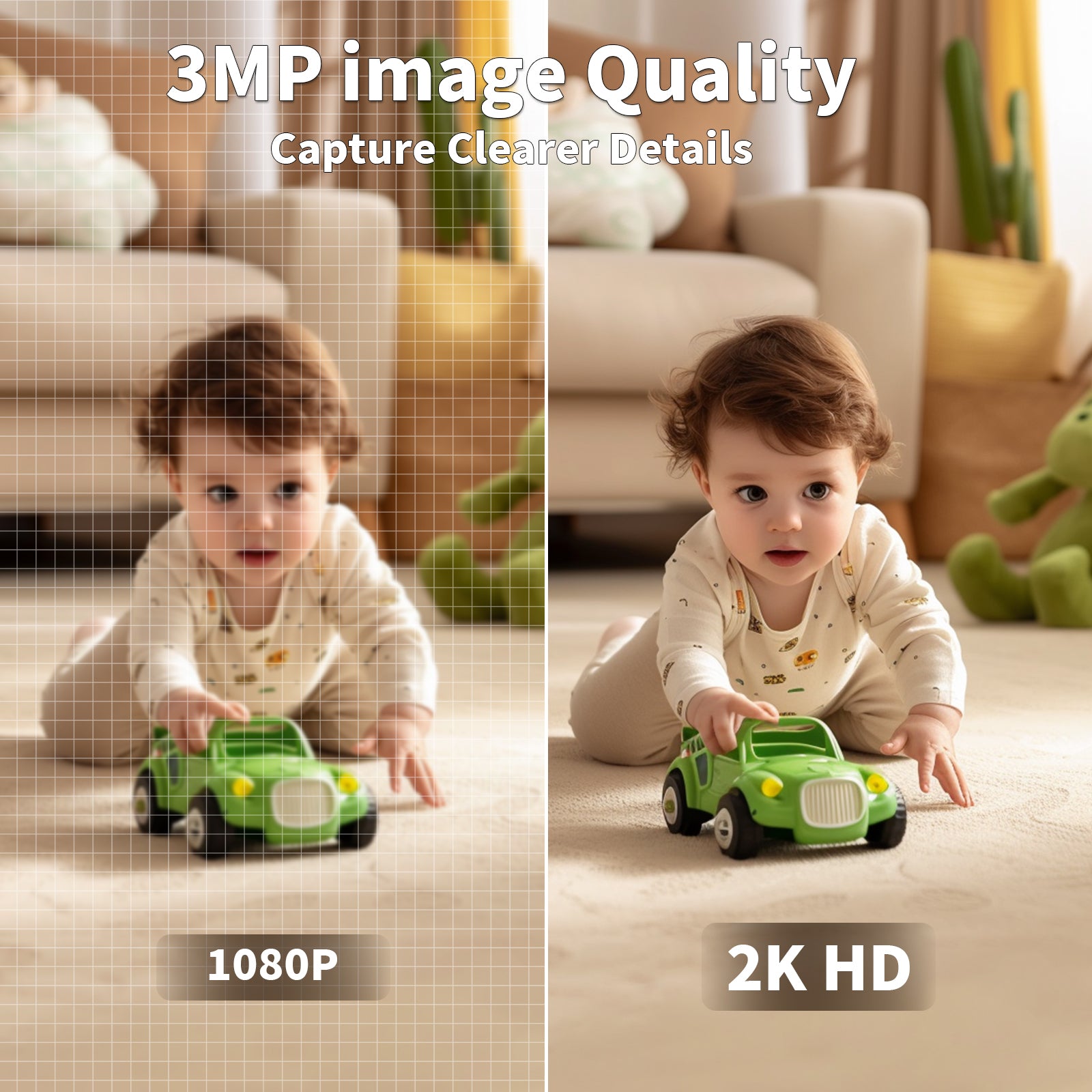 2K Home Security Camera Outdoor,360 Pan Tilt 2.4G/5G Home Surveillance Camera,WiFi Outdoor Security Cameras With Color Night Vision,Human Detection and Tracking,24/7 Recording,Cloud & SD Card Storage